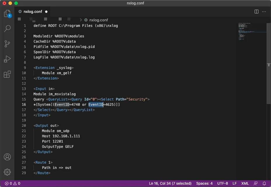 nxlog.conf 設定範例